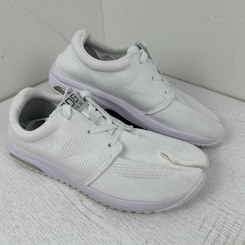 Marugo Sports Jog Split Toe Sneakers Tabi Running Shoes White Size 26cm Mens 8.5